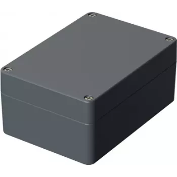BOPLA A 126 01126000.MT1 universal enclosure, aluminium, 200 x 140 x 91 mm, silver grey (RAL 7001)