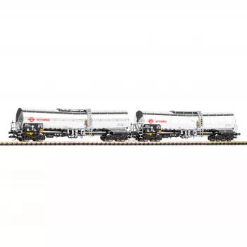 PIKO 47683 TT 2-Piece Set Tank Wagon Chemistry Ermewa Era VI