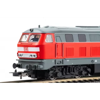 PIKO 57032 Children's Starter Set Freight Train BR 218 DB AG with Two Open Eaos Wagons