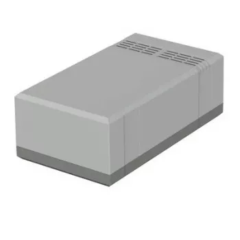 Bopla EG 2070 L Desktop Enclosure, 200 x 112 x 70 mm, Polystyrene, Light Grey RAL 7035 32207012