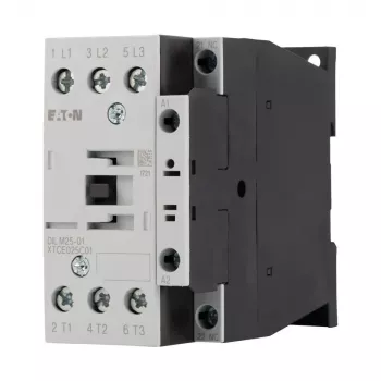 Eaton DILM25-01 Power Contactor, 230 V AC 50 Hz / 240 V AC 60 Hz, 1 NC 277164