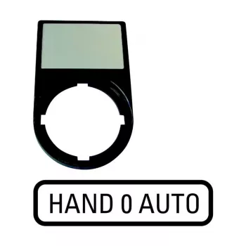 Eaton M22S-ST-D12 Legend Plate for Selector Switches, 0-1, White 216493