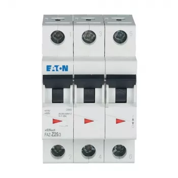 Eaton FAZ-Z25/3 Miniature Circuit Breaker 25A 3-Pole Z-characteristic 278929
