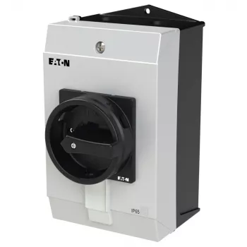 Eaton P1-25/I2H/SVB-SW/HI11 rotary switch, 3-Pole, black/grey 227862