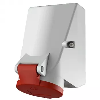 MENNEKES wall socket CEE HW/VN 16A 7P 6h 400V IP44 red