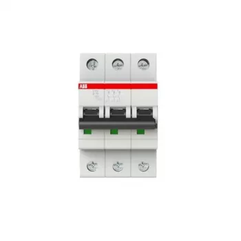 ABB S203-D16 2CDS253001R0161 miniature circuit breaker, D-characteristic, 16 A, 3-Pole, 6 kA
