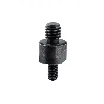KÖNIG & MEYER threaded pin M24 x 300 mm, 25 mm thread each end, black passivated steel 23721-300-25