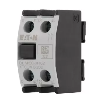 EATON DILM150-XHI11 Auxiliary Contact Block, 1NO+1NC, Front Mounting, for DILM150-DILM500 Contactors 277946