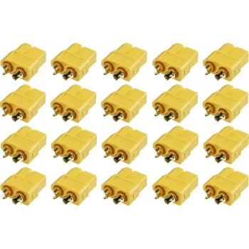 Reely XT60 Socket Gold-Plated 20-Pack