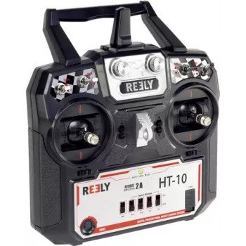 Reely HT-10 10-Channel 2.4 GHz Radio Remote Control with R1000 Receiver 1518204