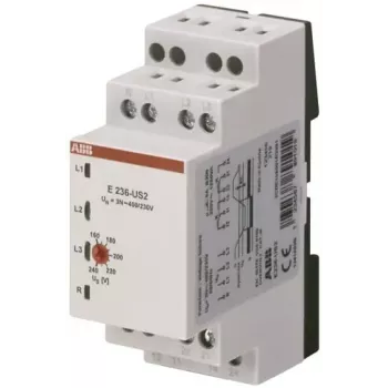 ABB E236-US2 undervoltage monitoring relay, 10-60 V AC/DC, 1 changeover 2CDE165010R2001