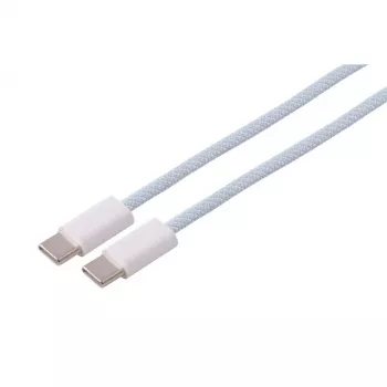S CONN MAXIMUM CONNECTIVITY USB-C Charging Cable, 2.0, 240W, Blue, Textile, 2.5m (14-22251)