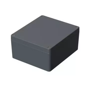 BOPLA 01140000.MT1 A 140 Universal Enclosure, Aluminium, 200 x 230 x 111 mm, Silver-Grey (RAL 7001)