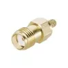 Telegärtner J01151A0611 SMA cable socket, crimp G05, for RG-223/U, RG-142 B/U, gold