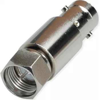 Telegärtner J01008A0031 Coaxial Adapter, BNC Socket to F Plug