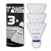 TALBOT TORRO Tech 350 Medium Nylon Badminton Shuttlecock, White/Blue, 1 Piece 479112