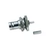 Telegärtner BNC Panel Socket Crimp/Crimp 50 Ohm for RG-316/U, Nickel/Gold