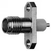 Telegärtner SMA Panel Socket with Flange Z28, Gold (Standard) - 5 Pieces (J01151A0631)