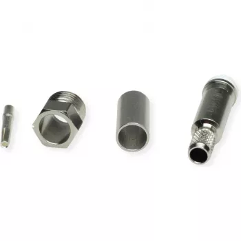 TELEGÄRTNER TEGA J01701A0007Z FME Cable Socket Crimp RG58C/U 50 Ohm Nickel/Gold
