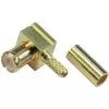 Telegärtner MCX right-angle crimp plug, 50 ohm, gold-plated inner conductor