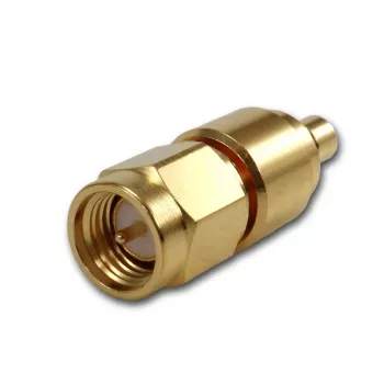 Telegärtner coaxial adapter SMA plug to SMB plug 50 ohm J01155A0021
