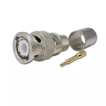Telegärtner BNC crimp cable plug, 50 Ohm, RG-213/U, 1 piece (J01000A0059)