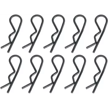 Reely 1:5 body clips black 30 mm 10 pieces (511131)
