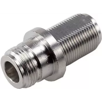 Telegärtner N-type bulkhead adapter socket-socket 50 Ohm IP68 MIL-STD Z10 flange J01024A0006