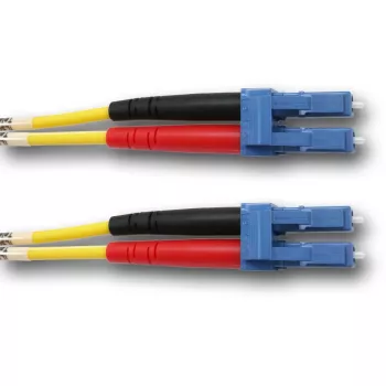 TELEGÄRTNER LC to LC Single-Mode OS2 Duplex Fibre Patch Cable, 2 m, Yellow L00871A0003