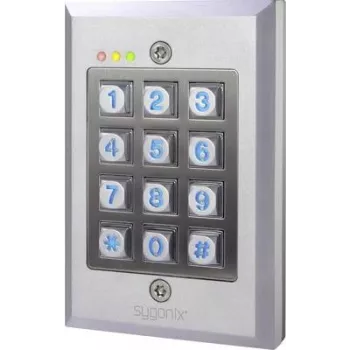 Sygonix SY-3118492 IP65 Keypad Code Lock Surface-Mounted/Flush-Mounted with Illuminated Keypad