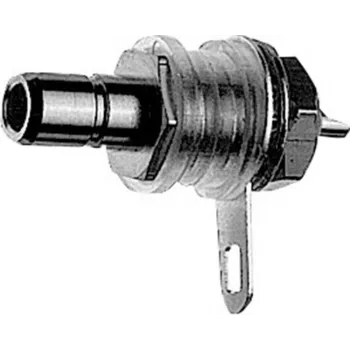 Telegärtner SMB Jack Connector, Panel Mount, 50 Ohm, Gold/Nickel Plated, Solder Termination J01160A0271