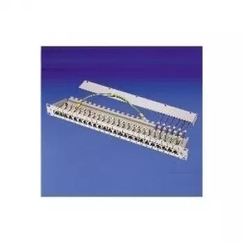TELEGÄRTNER MPP16-HS 16-Port Modular Patch Panel, 1U, Light Grey RAL 7035 J02022A0050