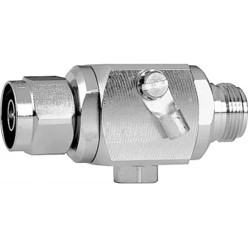 Telegärtner J01028A0034 N Surge Arrester, Plug-Jack, with Gas Discharge Arrester, 90 V, 1.5 GHz