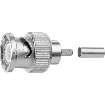 Telegärtner BNC Crimp Plug 50 Ohm for RG-142B/U, Professional, 5-Pack J01000A0008
