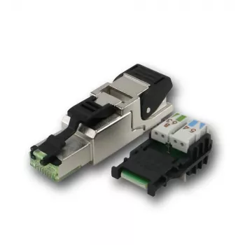 TELEGÄRTNER DataVoice Office Cat.6A Shielded RJ45 Field-Assembly Plug, 5-9 mm J00026A2003