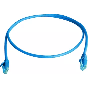Telegärtner 100008054 Cat6 U/UTP RJ45 Patch Cable, 1m, Blue, LSZH