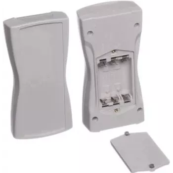 Bopla BOS Streamline BS 400 F-7035 Handheld Enclosure, 159.4 x 77.9 x 33.5 mm, ABS, Light Grey (RAL 7035) 82603135.