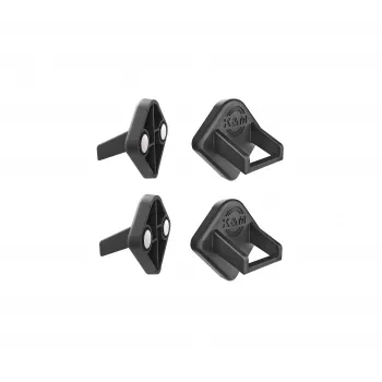 König & Meyer 19708-000-55 tablet PC magnetic holder, sound-damping, 4-Pack, black