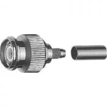 Telegärtner TNC Male Crimp Connector for RG-142B/U, 50 Ohm, Pack of 5 J01010A0000