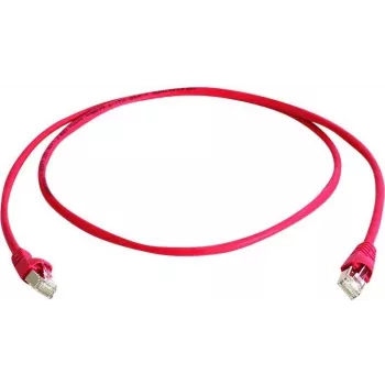 Telegärtner MP8 FS 600 Cat.7 S/FTP Patch Cable, RJ45 Plug to RJ45 Plug, 50 m, Red