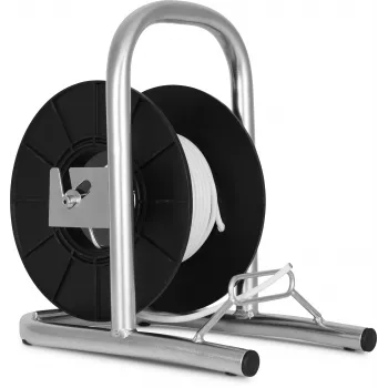 TechniSat 0000/3447 Manual Cable Winder, Silver