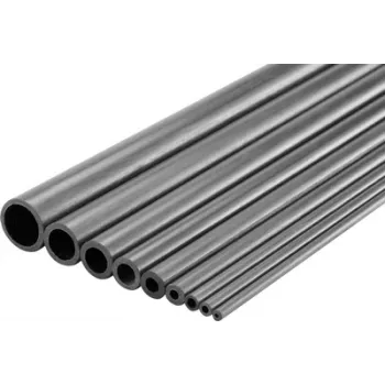 Reely Carbon Tube 2 mm Outer Diameter, 1 mm Inner Diameter, 1000 mm Length, 1 Piece