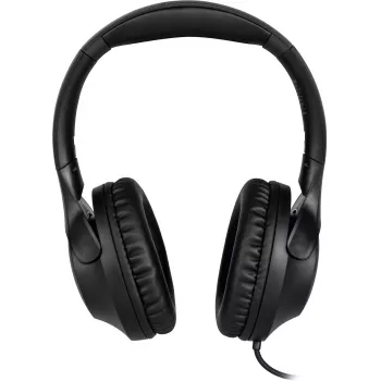 TechniSat Stereoman 3 Closed Wired Headphones with Microphone, 3m Cable, Black 0000/9105