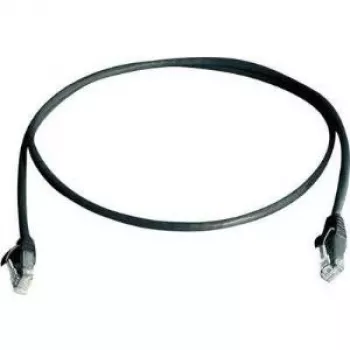 Telegärtner L00001A0238 2m Cat6 U/UTP Black Network Cable