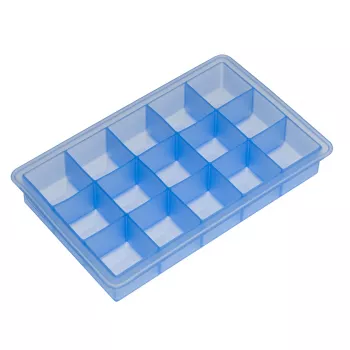 LURCH FlexiForm Ice Cube Tray 15 Cubes Blue 10450