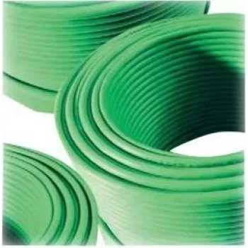 Telegärtner 100017329 RJ45 CAT 5 Patch Cable with Bend Protection, Green