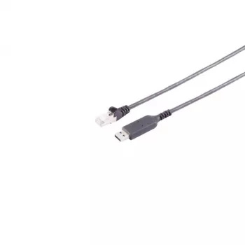 S CONN MAXIMUM CONNECTIVITY USB-A to RJ45 Gigabit Ethernet Adapter Cable, 1 m, Black 13-52025