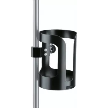 K&M 16022-000-55 Drink Holder for Music Stand - Black