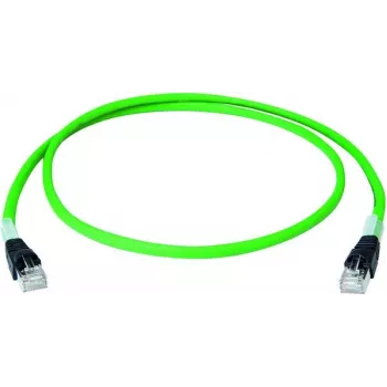 Telegärtner L80404A0005 7.5m Cat6a S/FTP (S-STP) Green Network Cable