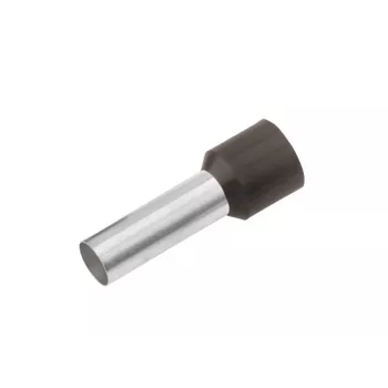 Cimco 187012 Wire End Ferrule 1.5 mm² Partially Insulated Black 100 Pieces